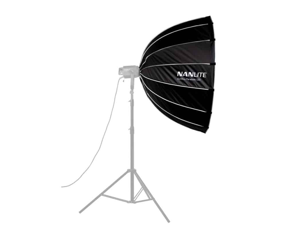 Nanlite Parabolic Softbox 120cm Easy Up Bowens Mountilla Kuva Järvinen