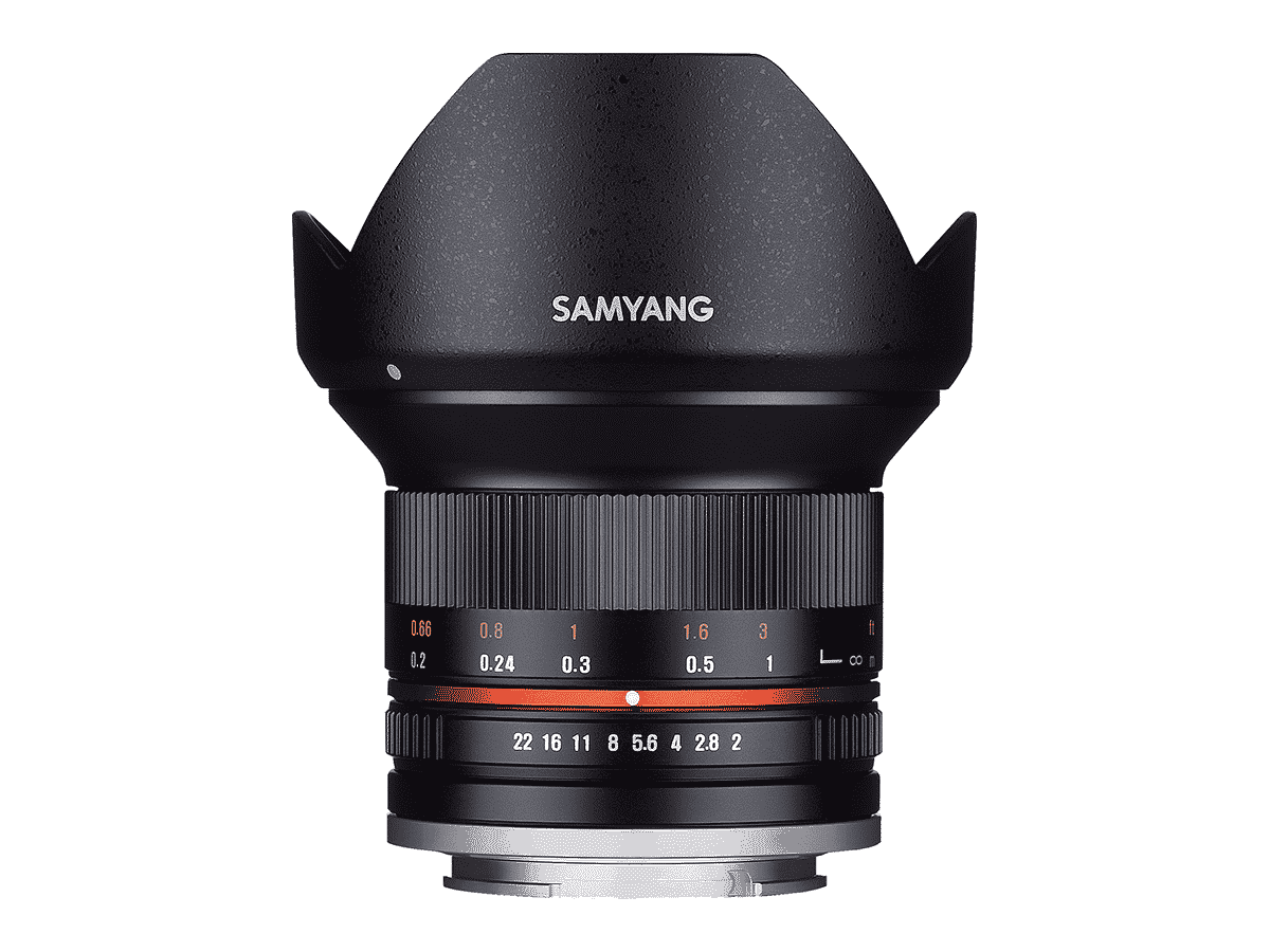 Samyang 12mm F2 NCS CS, musta – Fujifilm X-Mount