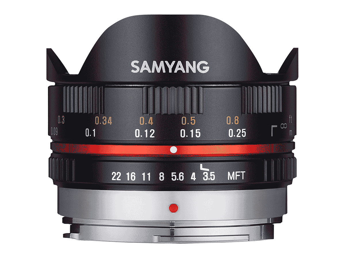 Samyang 7.5mm F3.5 Fish-Eye, musta – MFT