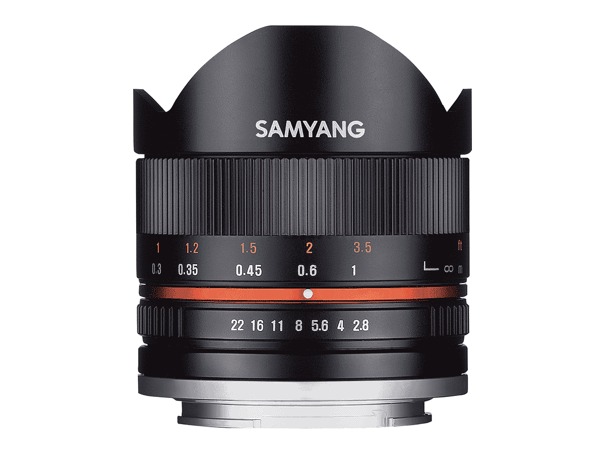Samyang 8mm F2.8 UMC Fish-Eye II, musta – Fujifilm X-Mount