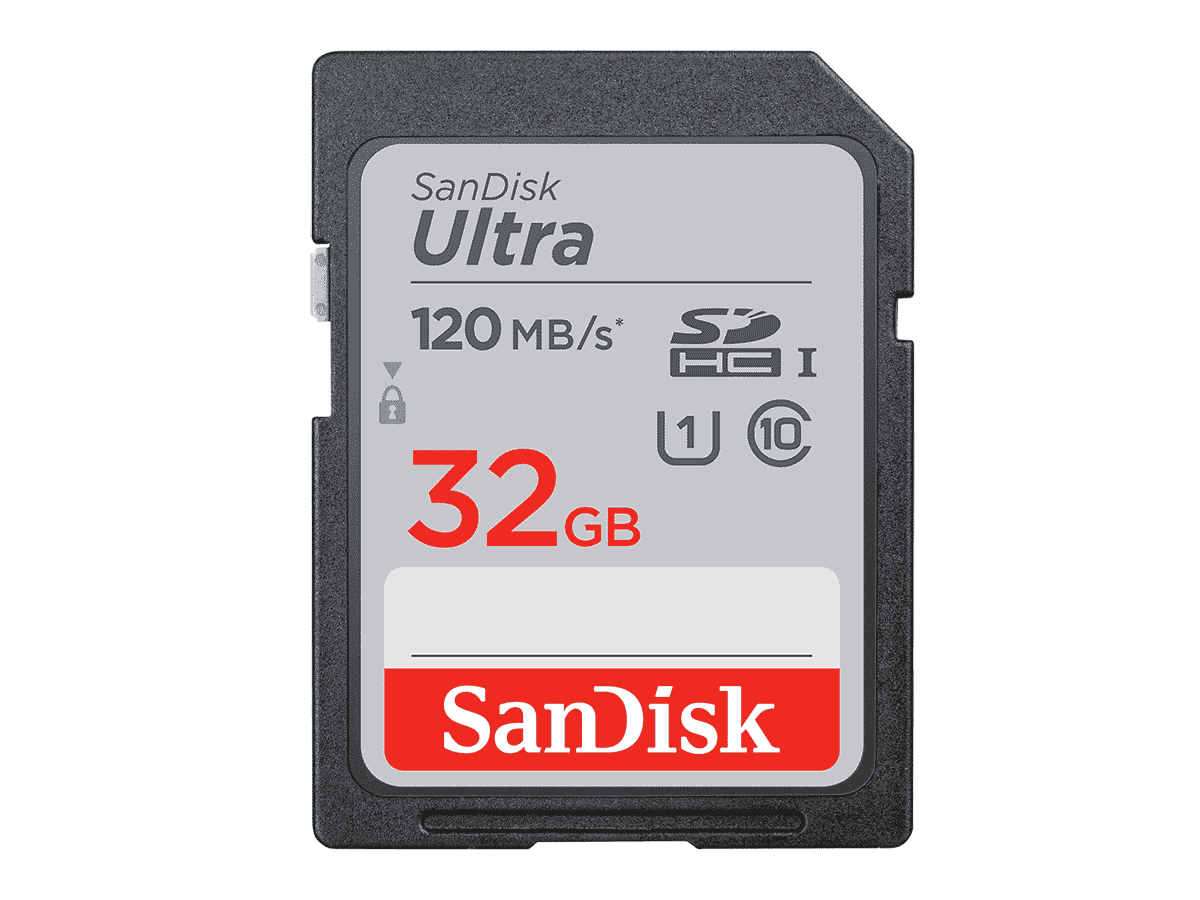 SanDisk 32GB SDHC ULTRA (UHS-I, 120 MB/s, class 10)