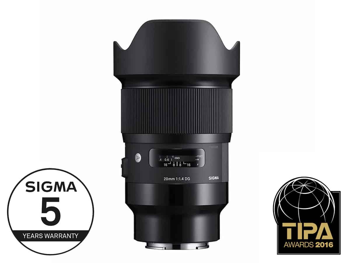 Sigma 20mm F1.4 DG HSM | Art – Sony FE