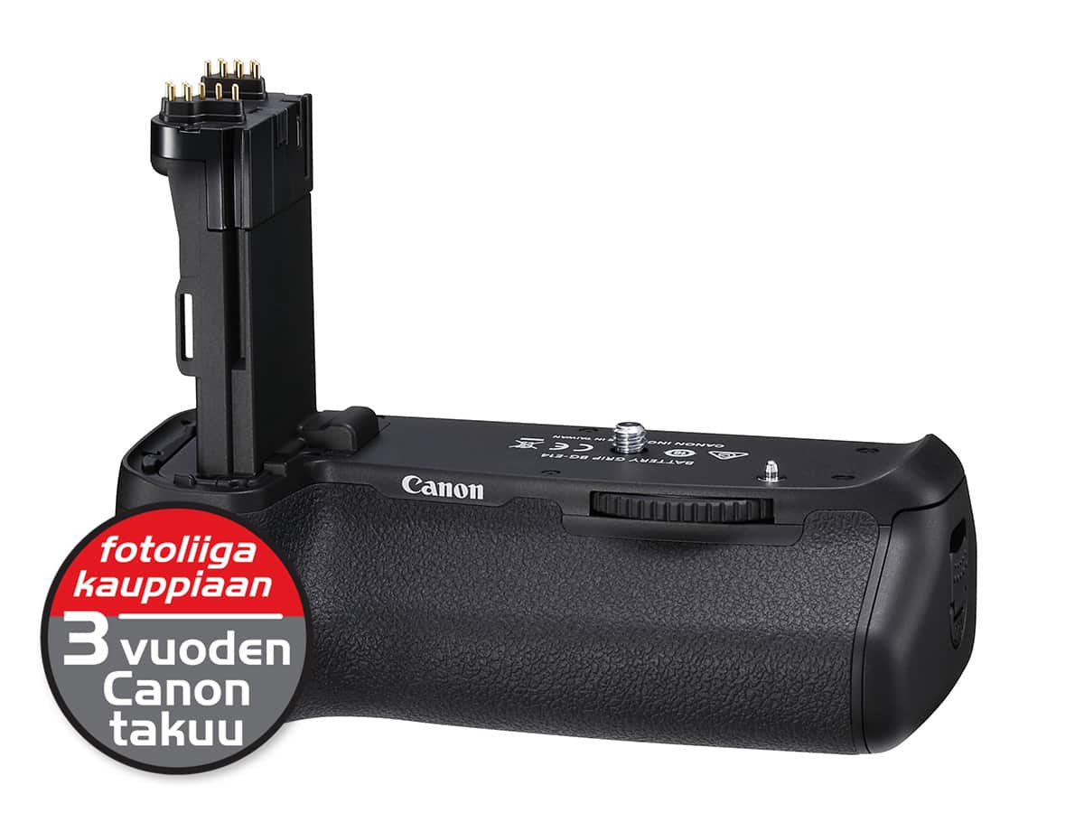 Canon BG-E14 (EOS 70D/80D/90D) – akku-/pystykuvauskahva