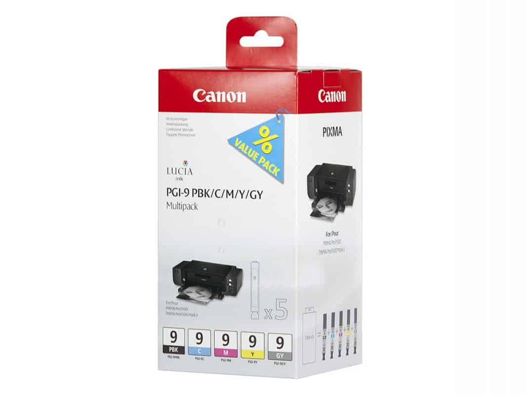 Canon Pgi 9 Multi Pack Pbkcmygy Värikasetti Kuva Järvinen 0128