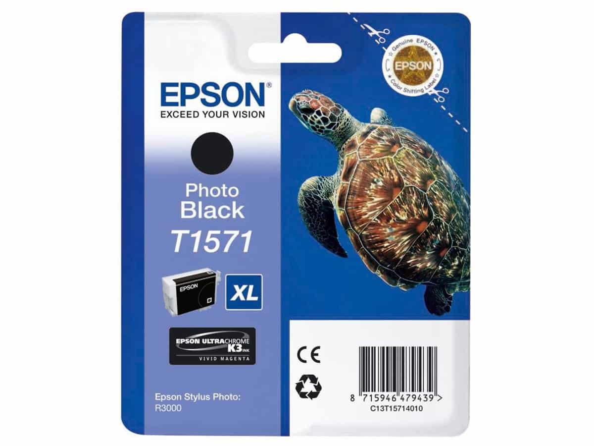 Epson T1571 Photo Black (R3000) – värikasetti