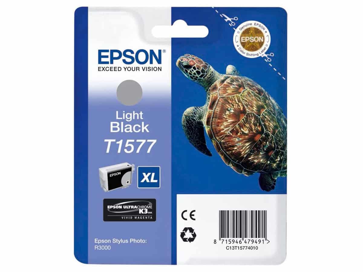 Epson T1577 Light Black (R3000) – värikasetti