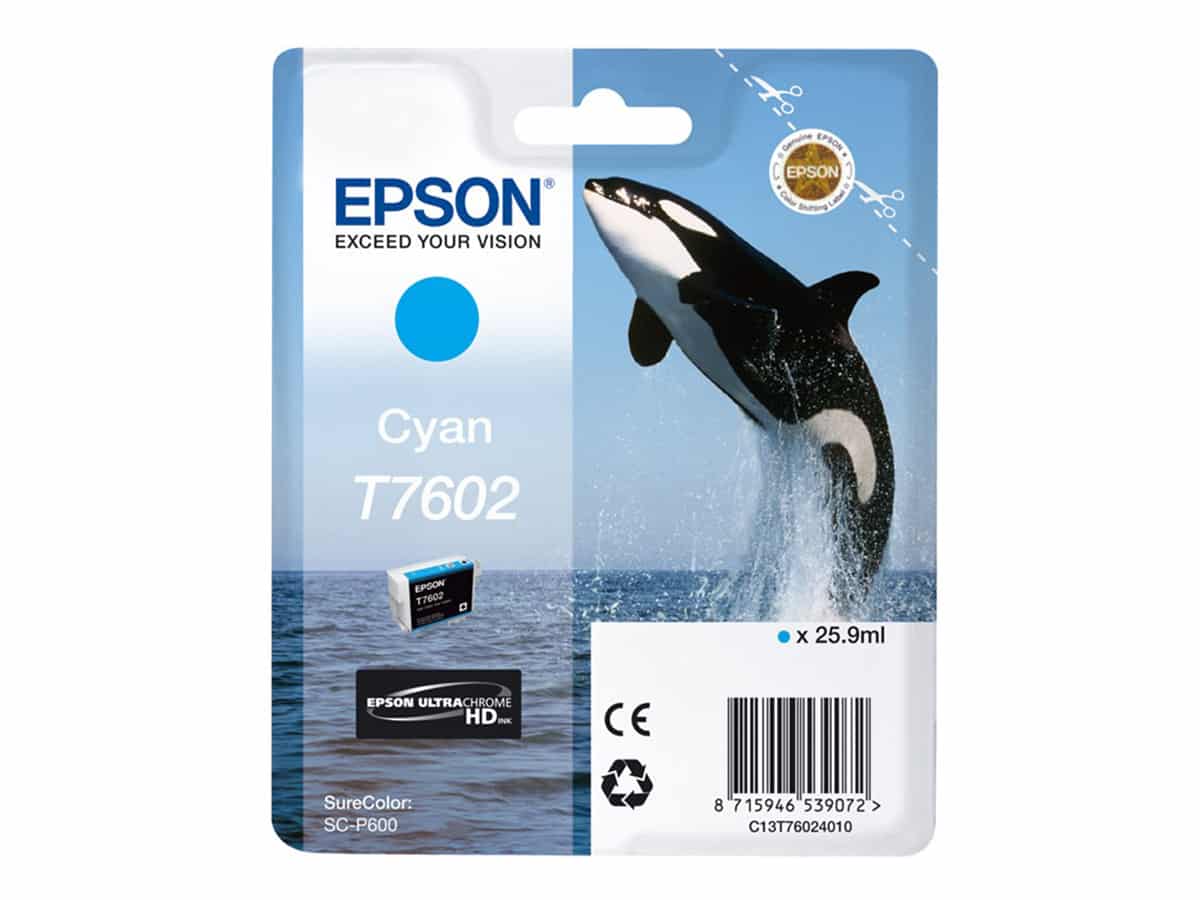 Epson T7602 Cyan (SC-P600) – värikasetti