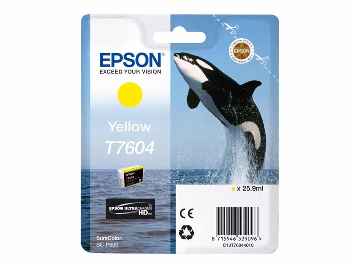 Epson T7604 Yellow (SC-P600) – värikasetti