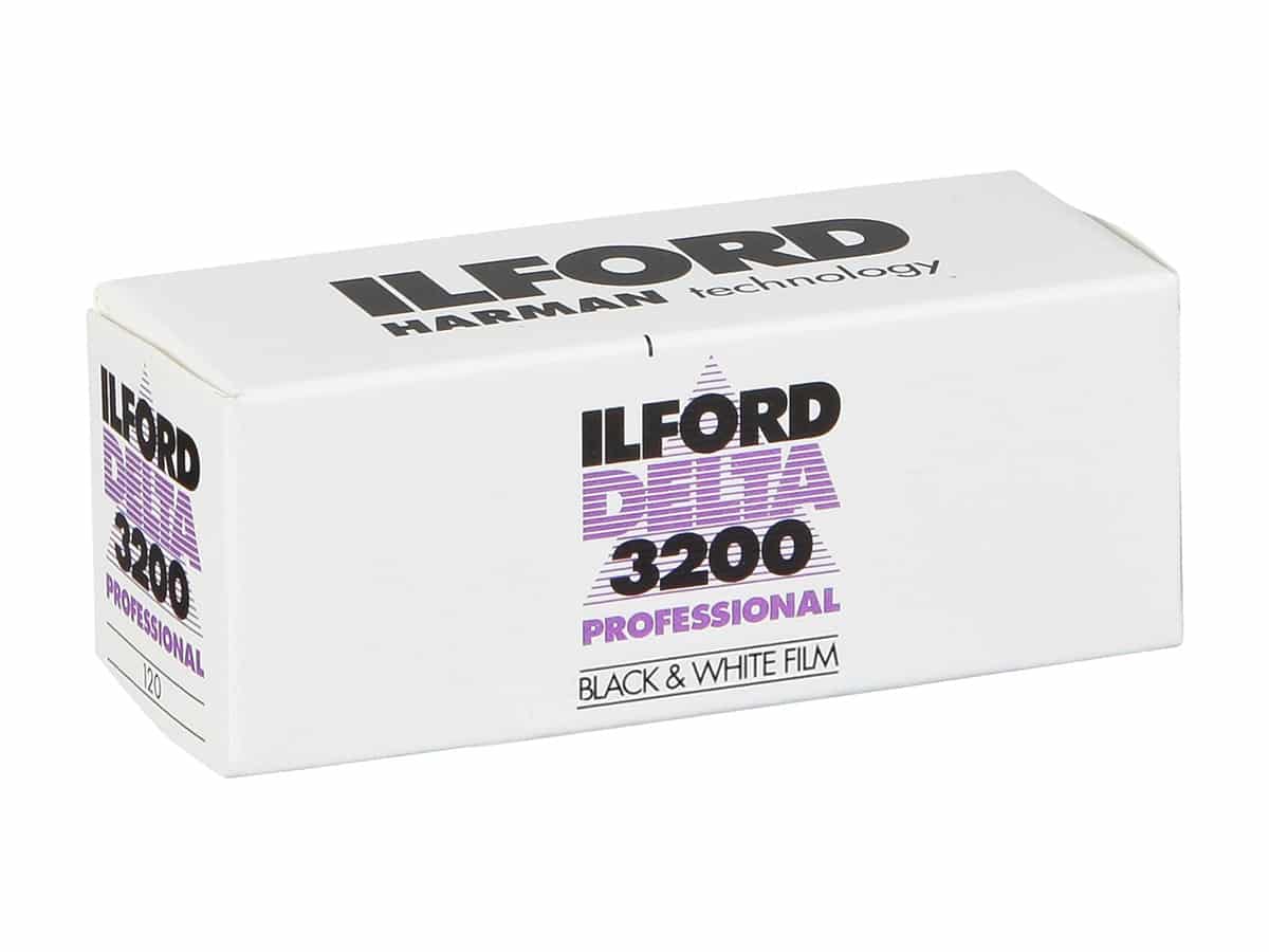 Ilford Delta 3200 Professional, 120 – Mustavalko rullafilmi