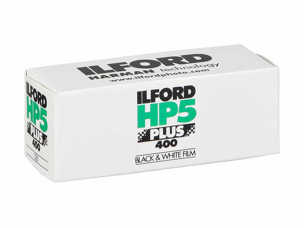 Ilford HP5 Plus 400, 120 – Mustavalko rullafilmi