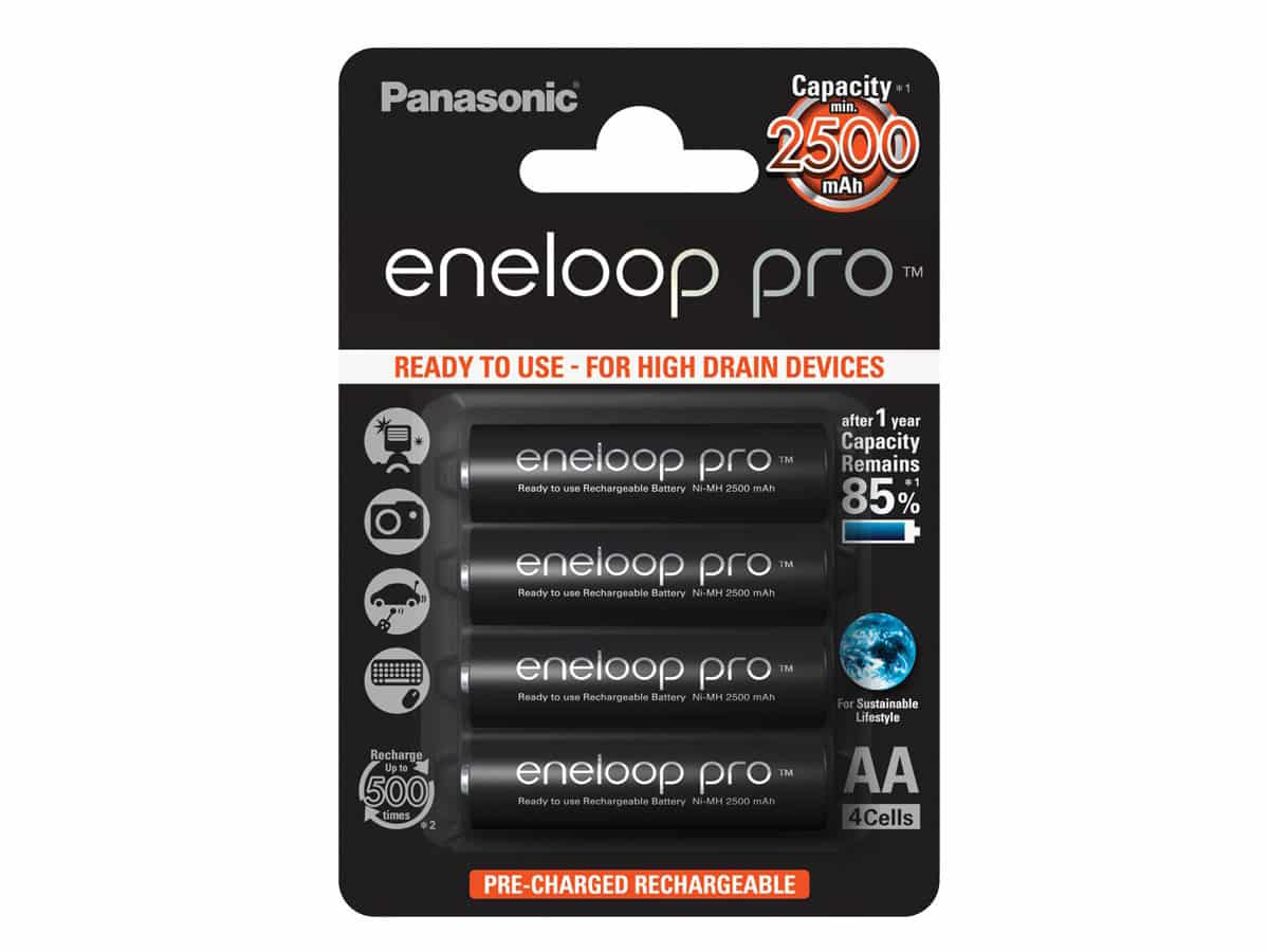 Panasonic Eneloop Pro 4kpl 2500mAh – AA-akku