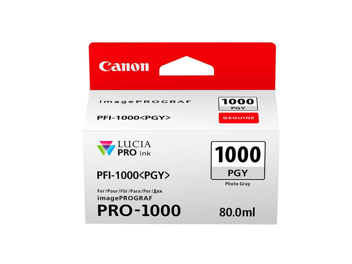 Canon PFI-1000PGY Photo Grey – värikasetti