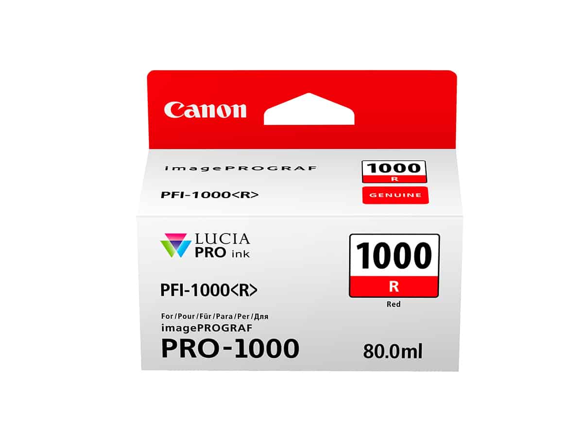 Canon PFI-1000R Red – värikasetti