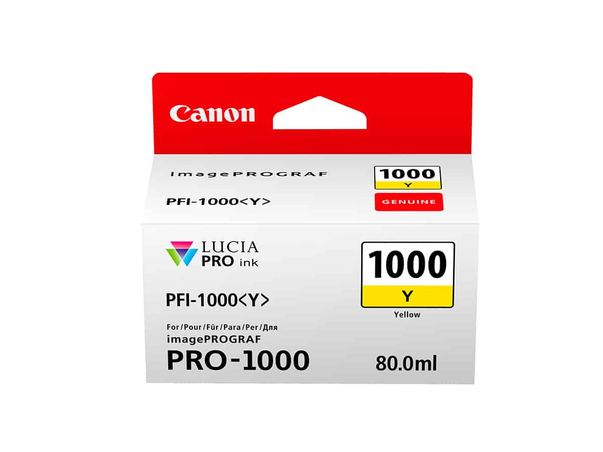 Canon PFI-1000Y Yellow – värikasetti