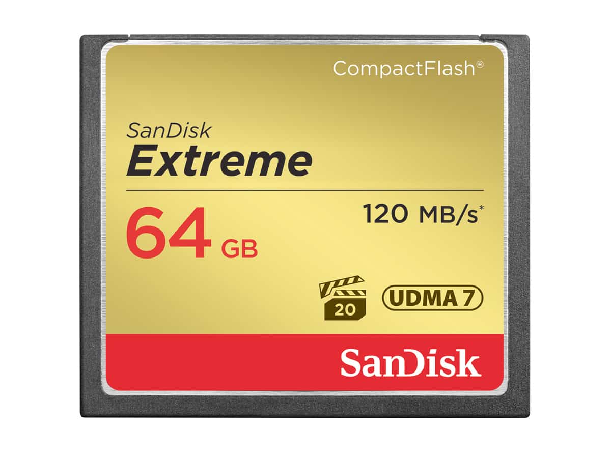 SanDisk 64GB CF Extreme (120 MB/s)