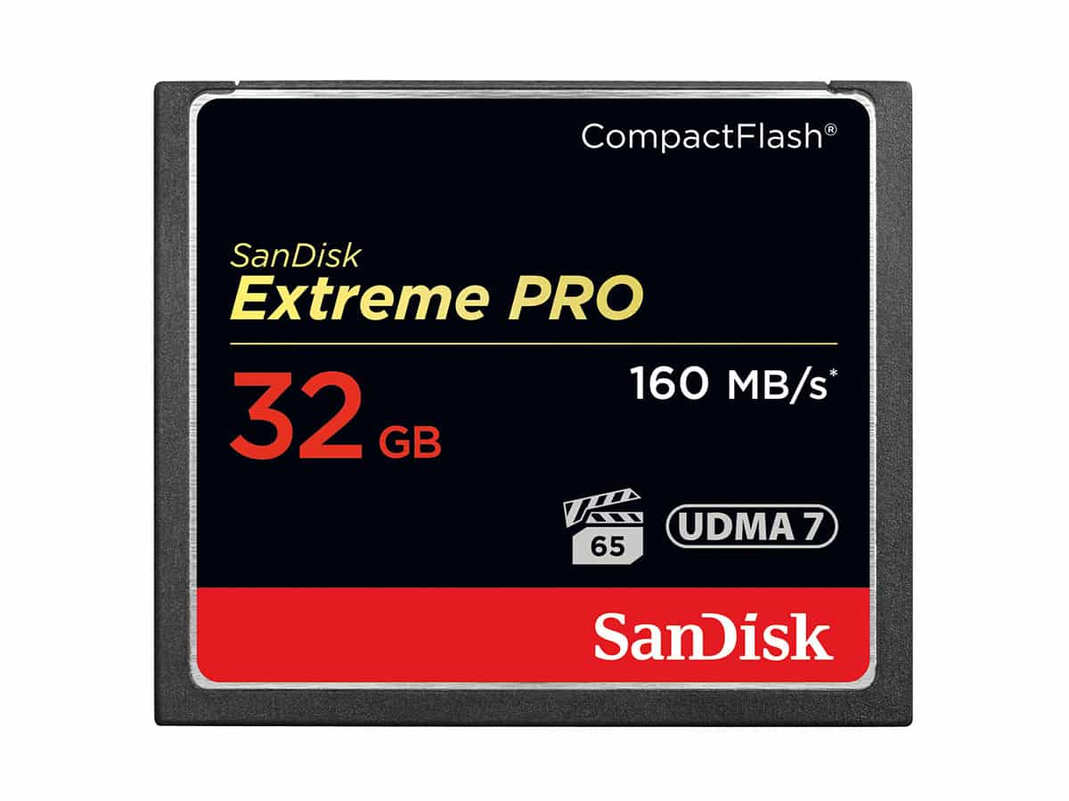 SanDisk 32GB CF Extreme PRO (160 MB/s, UDMA 7)