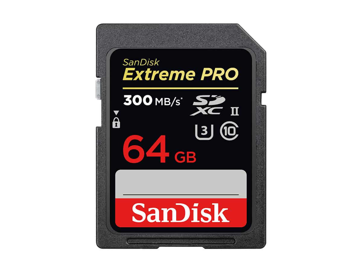 SanDisk 64GB SDXC Extreme PRO UHS-II