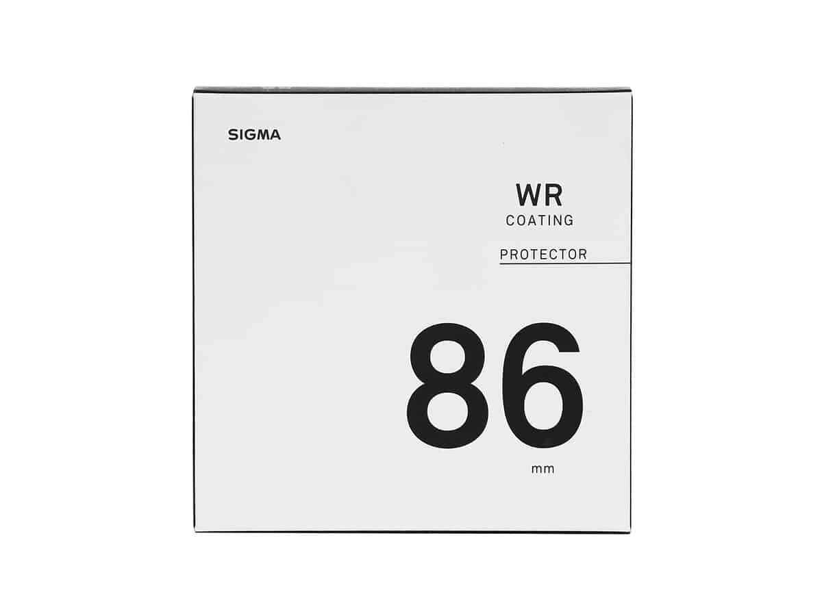 Sigma 86mm WR protector – suodin