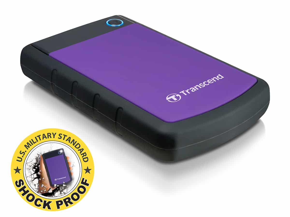 Transcend 2TB StoreJet 25H3P USB 3.0, violetti – ulkoinen kiintolevy