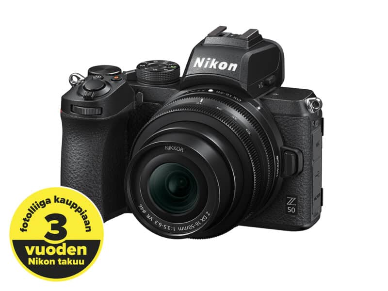 Nikon Z50 + Nikkor Z DX 16-50mm F3.5-6.3 VR