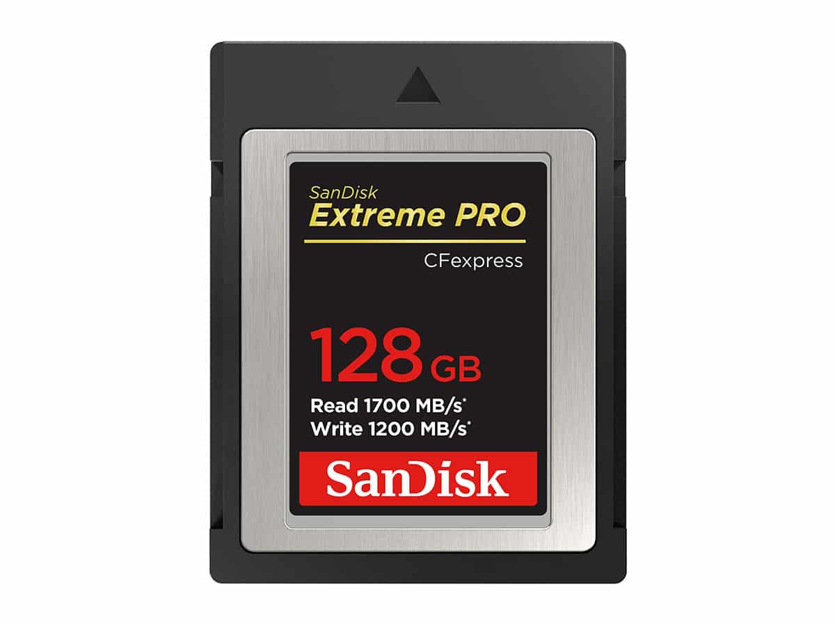 SanDisk 128GB CFexpress, Type B (1700MB/s) – muistikortti