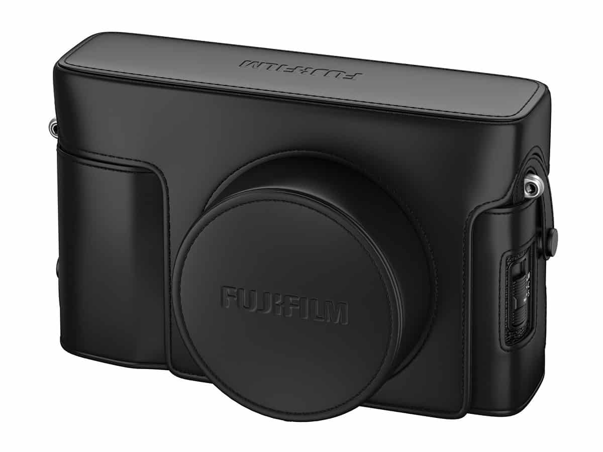 Fujifilm LC-X100V, musta – nahkalaukku