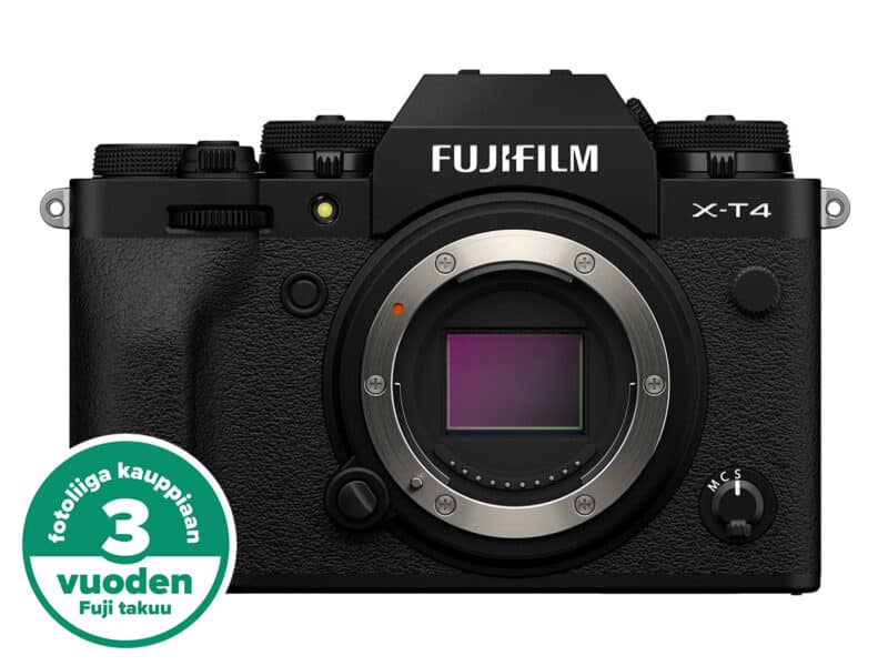 Fujifilm X-T4 runko, musta