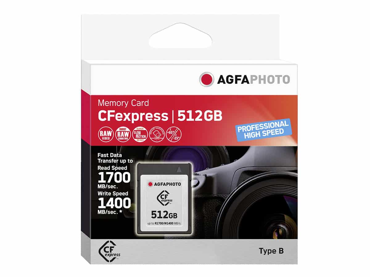 AgfaPhoto 512GB CFexpress, Type B (1700MB/s) – muistikortti