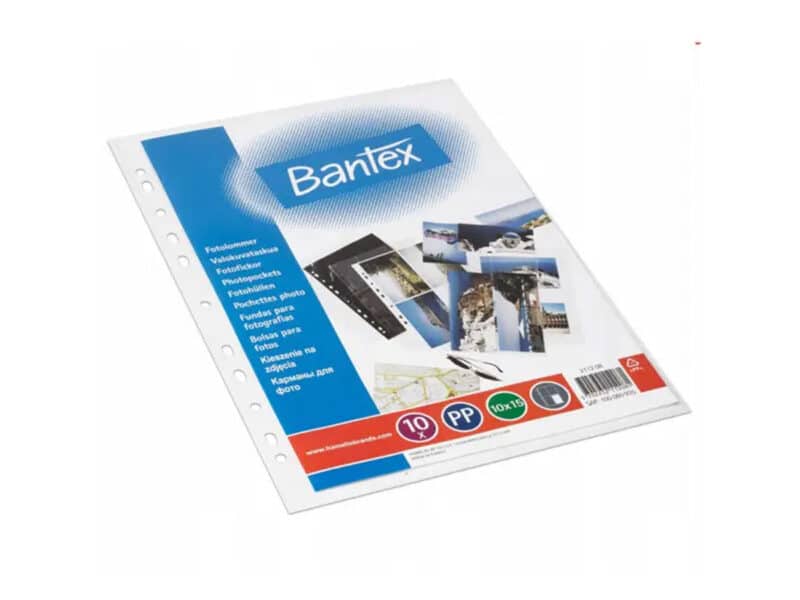 Bantex 10x15cm valokuvatasku