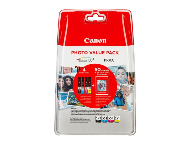Canon Photo Value Pack CLI-551