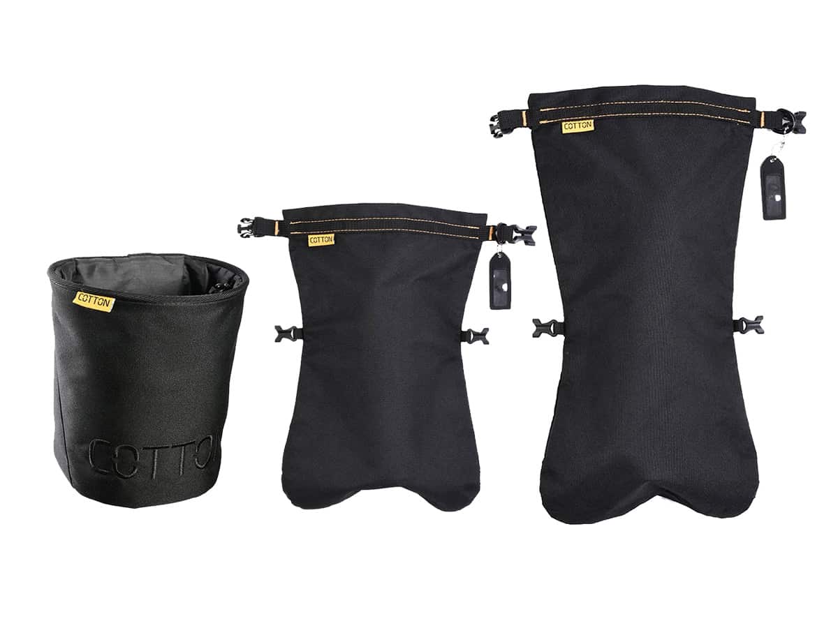 Cotton Carrier Lens Bucket & Dry Bags – Objektiivi- ja kuivapussit