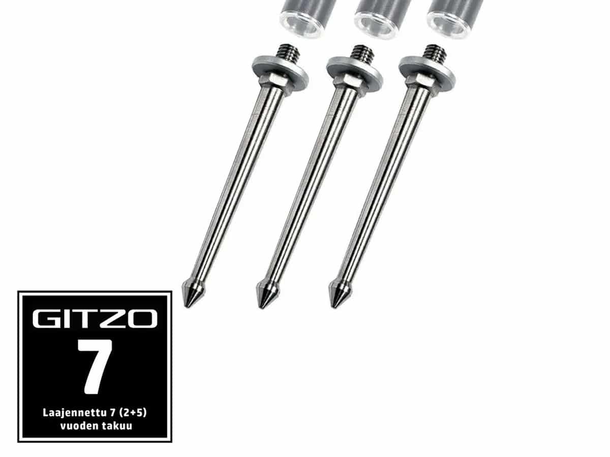 Gitzo G1220.129LB3 Tripod Spike Set (3kpl) – jääpiikkit