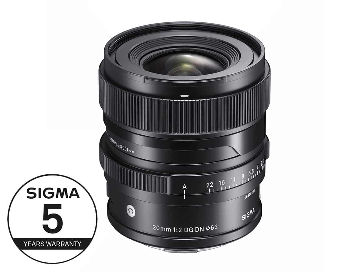 Sigma 20mm F2 DG DN | Contemporary – Sony FE