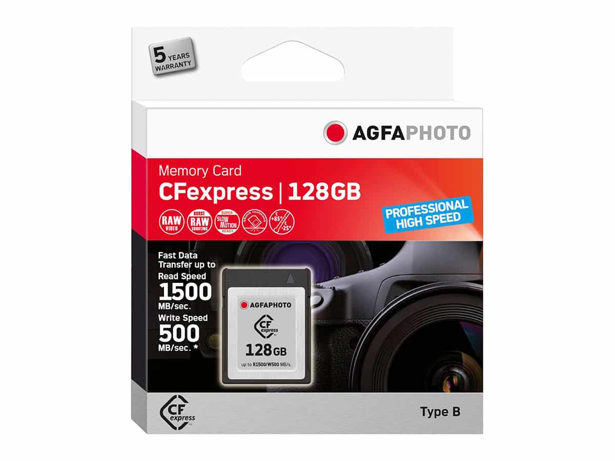 AgfaPhoto 128GB CFexpress, Type B (1500MB/s) – muistikortti
