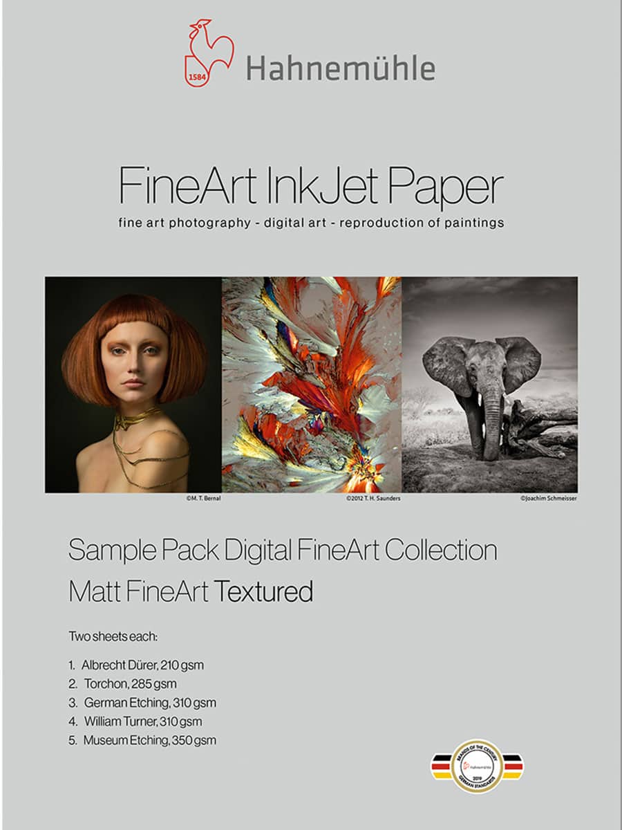 Hahnemühle Matt FineArt – Textured Sample Pack (A3+)