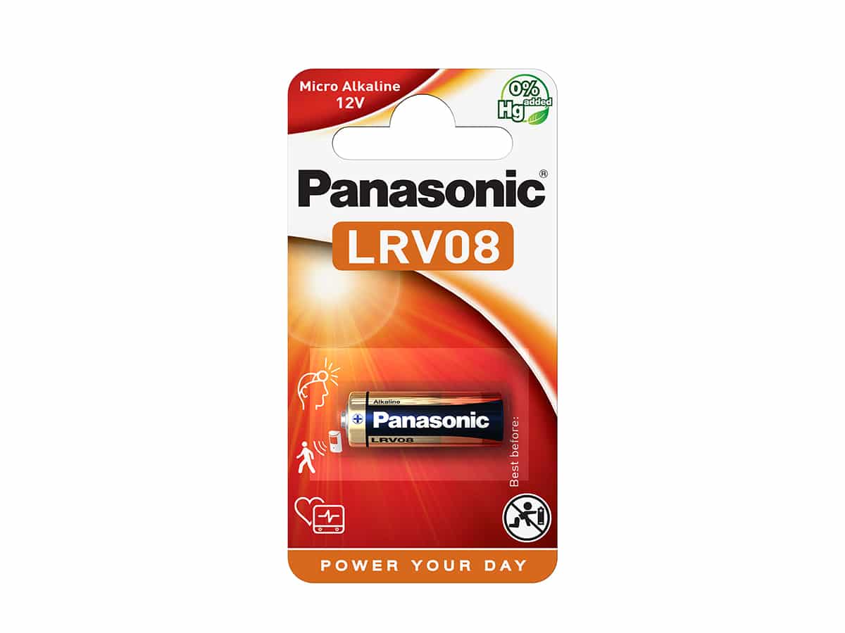 Panasonic Micro Alkaline LRV08, 12V – paristo