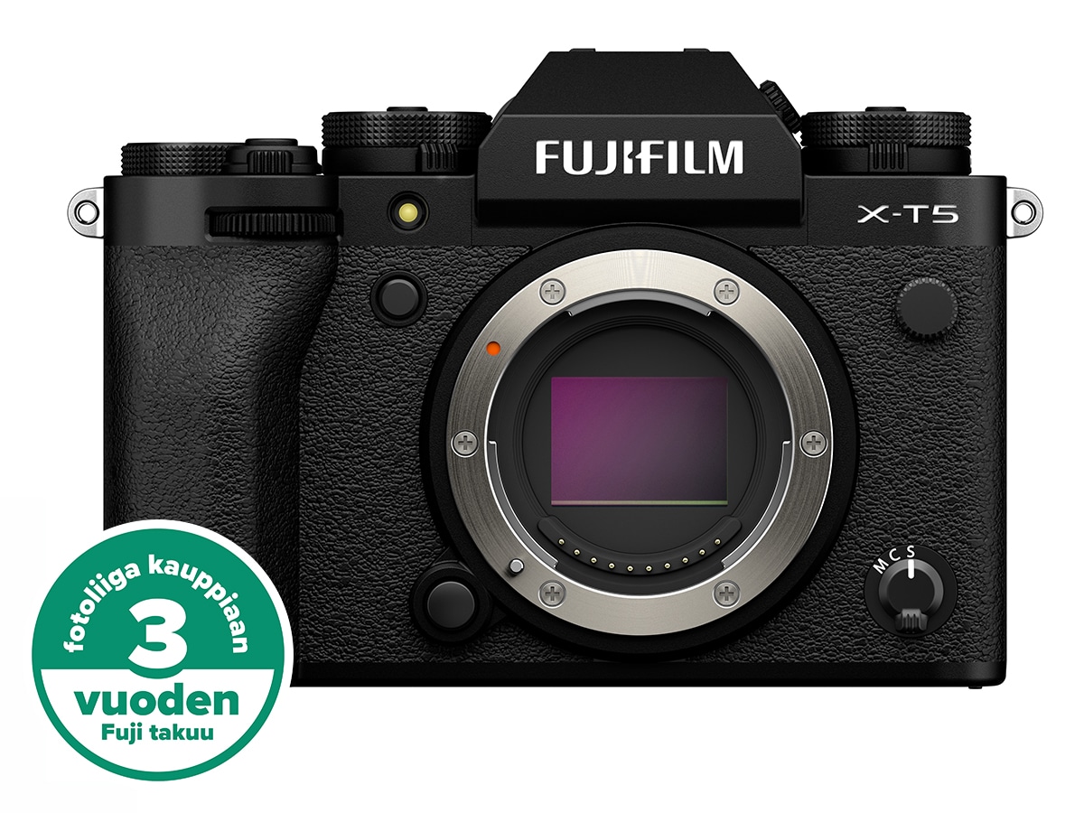 Fujifilm X-T5 runko, musta