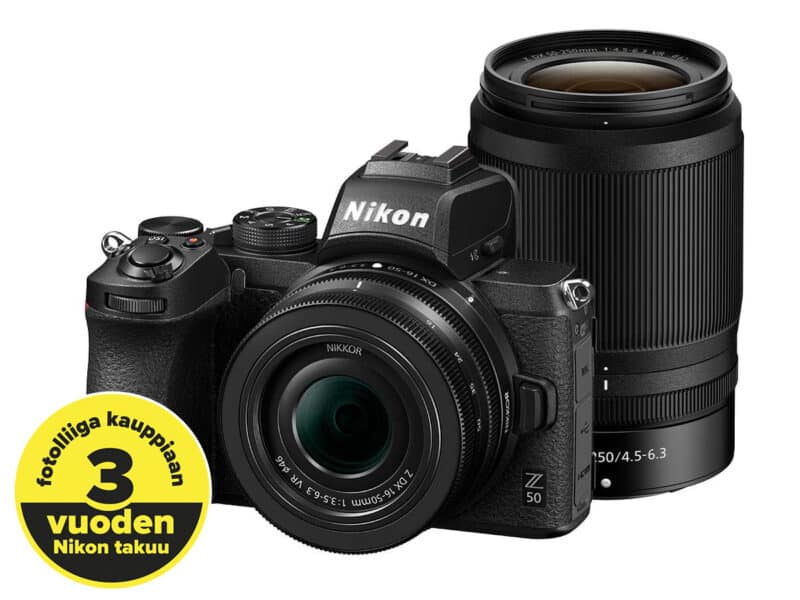 Nikon Z50 + Nikkor Z DX 16-50mm F3.5-6.3 VR + Z DX 50-250mm F4.5-6.3 VR