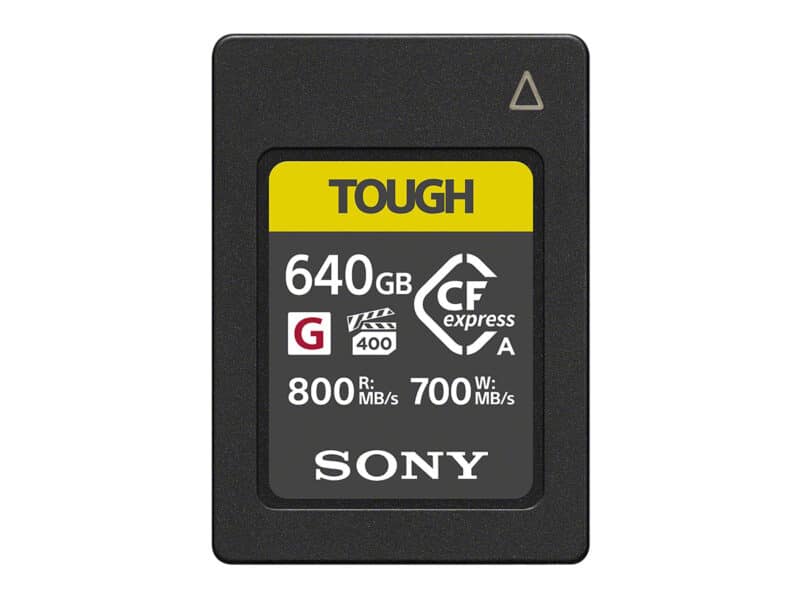 Sony 640GB CFexpress (G-series), Type A