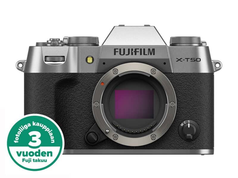 Fujifilm X-T50 runko, hopea