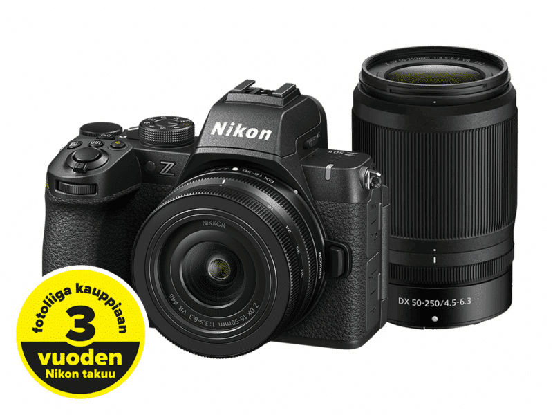 Nikon Z50 II + Nikkor Z DX 16-50mm F3.5-6.3 VR + Z DX 50-250mm F4.5-6.3 VR