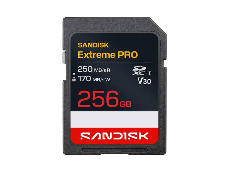 SanDisk 256GB SDXC Extreme PRO